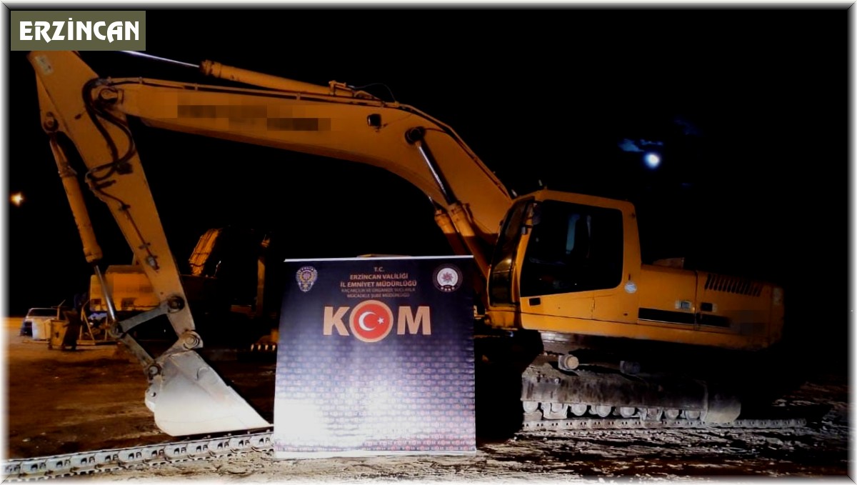 Erzincan'da define avcıları suç aletleriyle birlikte polise yakalandı