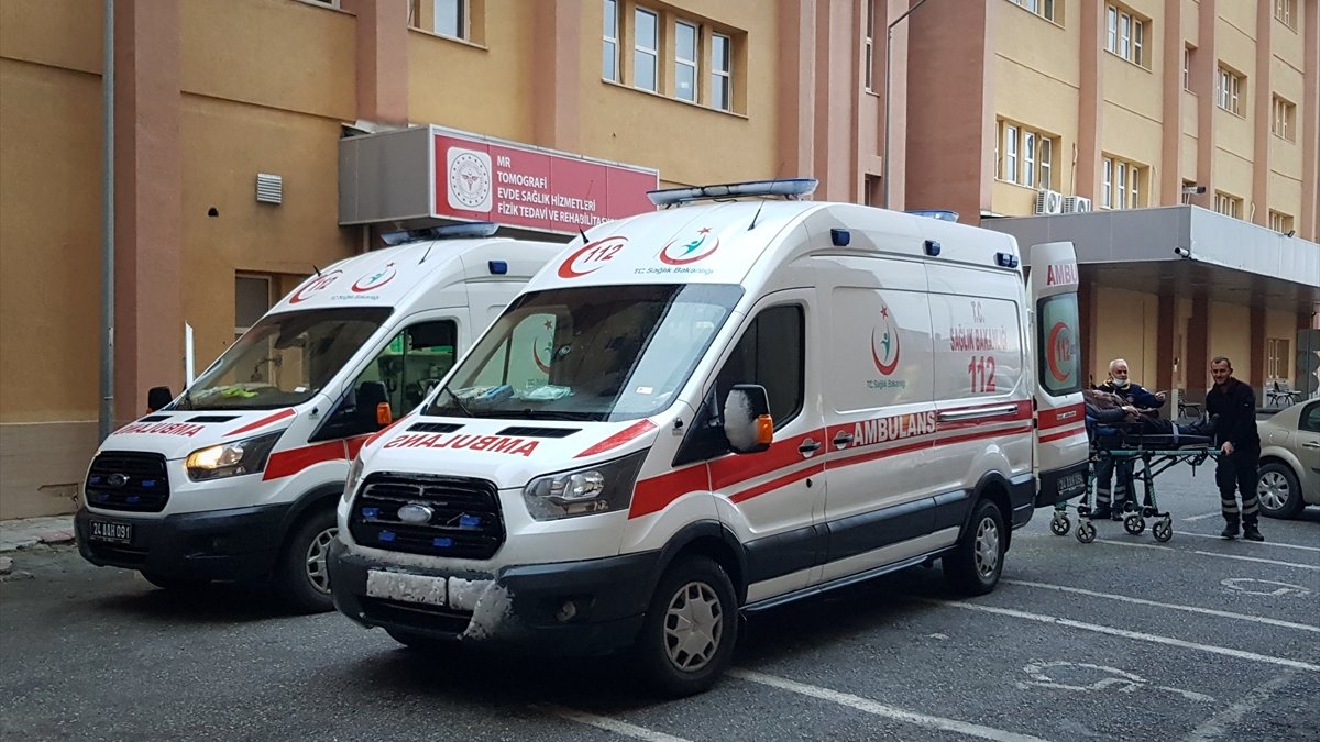 Erzincan'da devrilen otomobildeki 9 kişi yaralandı