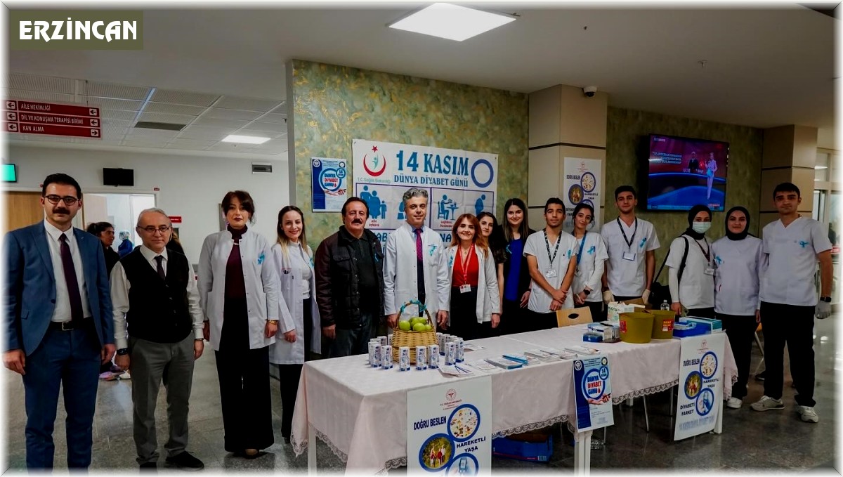 Erzincan'da diyabet etkinliği düzenlendi