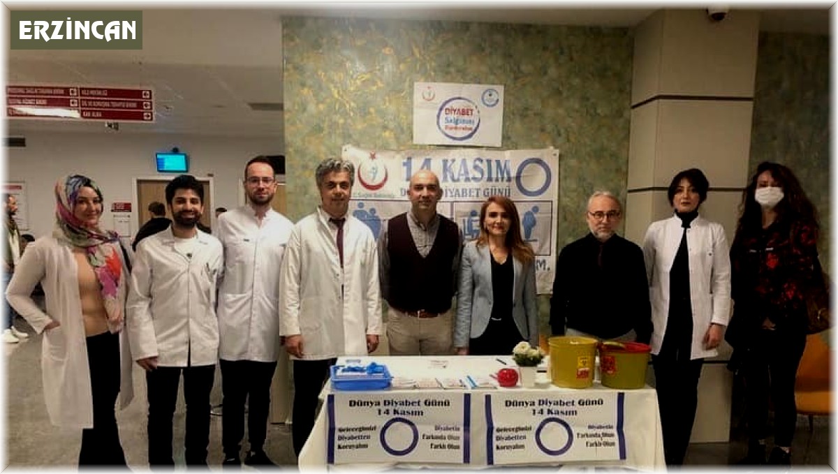 Erzincan'da diyabet etkinliği düzenlendi