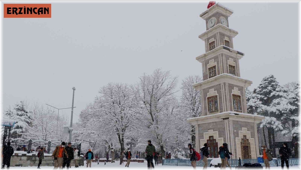 Erzincan'da eğitime kar tatili