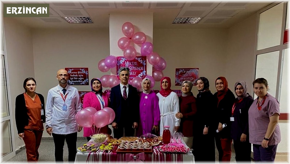 Erzincan'da Emzirme Haftası kutlandı