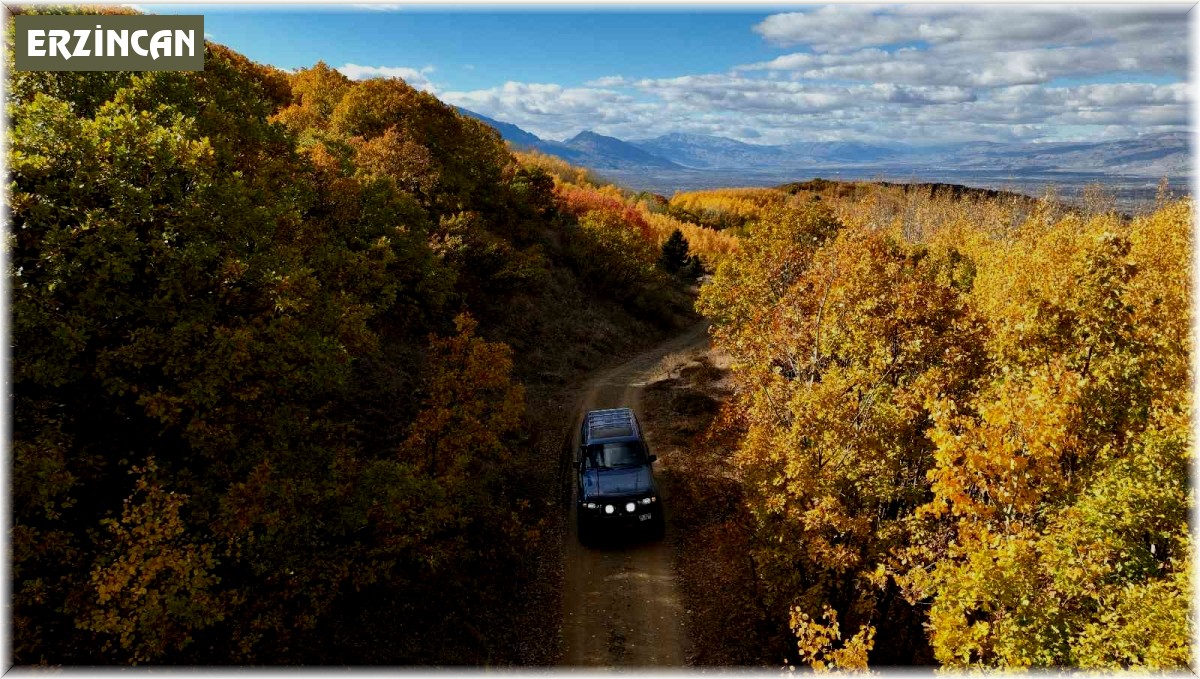 Erzincan'da eşsiz sonbahar güzellikleri dron ile görüntülendi