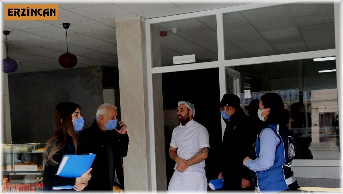 Erzincan'da fırınlar denetlendi