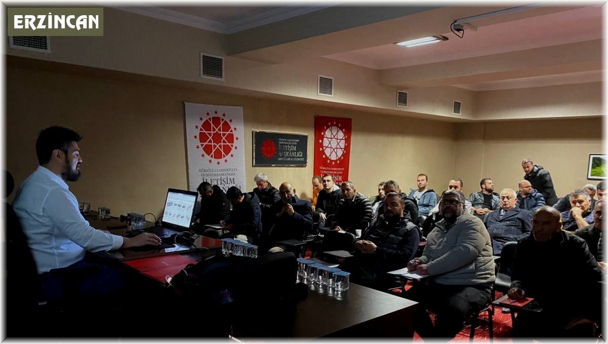 Erzincan'da gazetecilere yönelik dron eğitimi