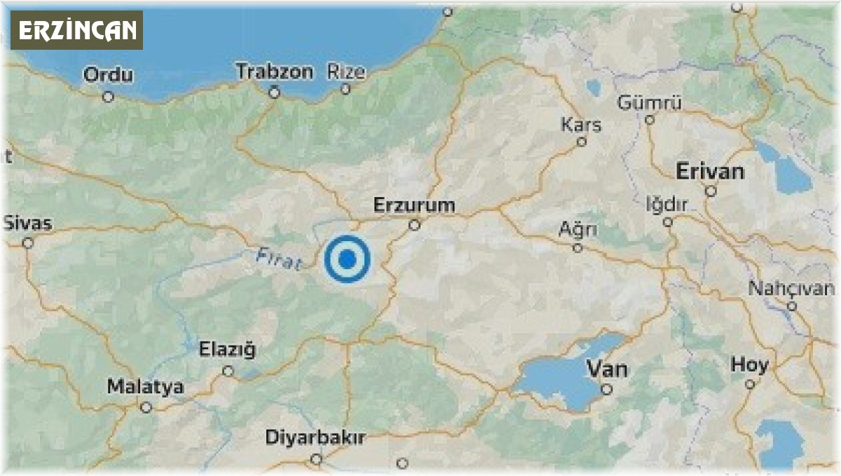 Erzincan'da gece hafif şiddetli 3 deprem yaşandı