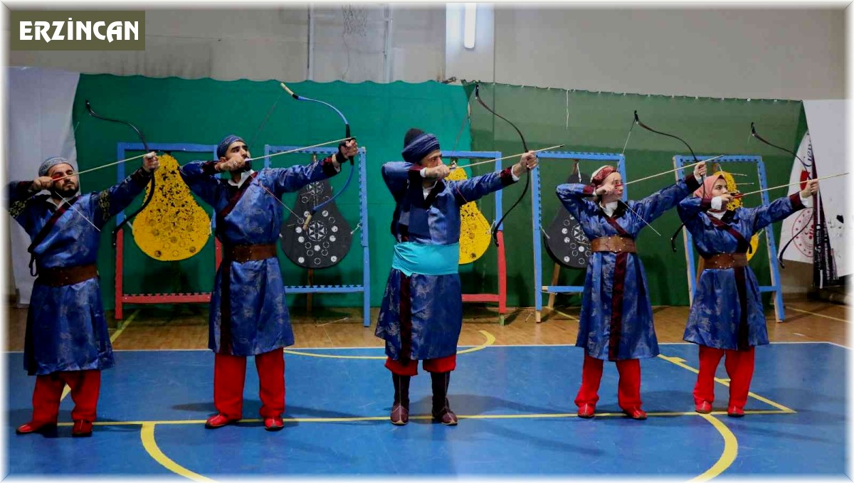 Erzincan'da Geleneksel Türk Okçuluğu yaşatılmaya devam ediyor