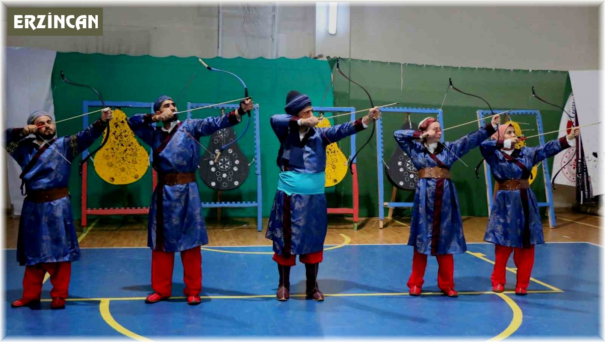 Erzincan'da Geleneksel Türk Okçuluğu yaşatılmaya devam ediyor