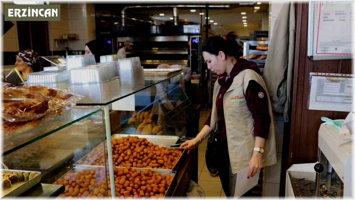 Erzincan'da gıda denetimi