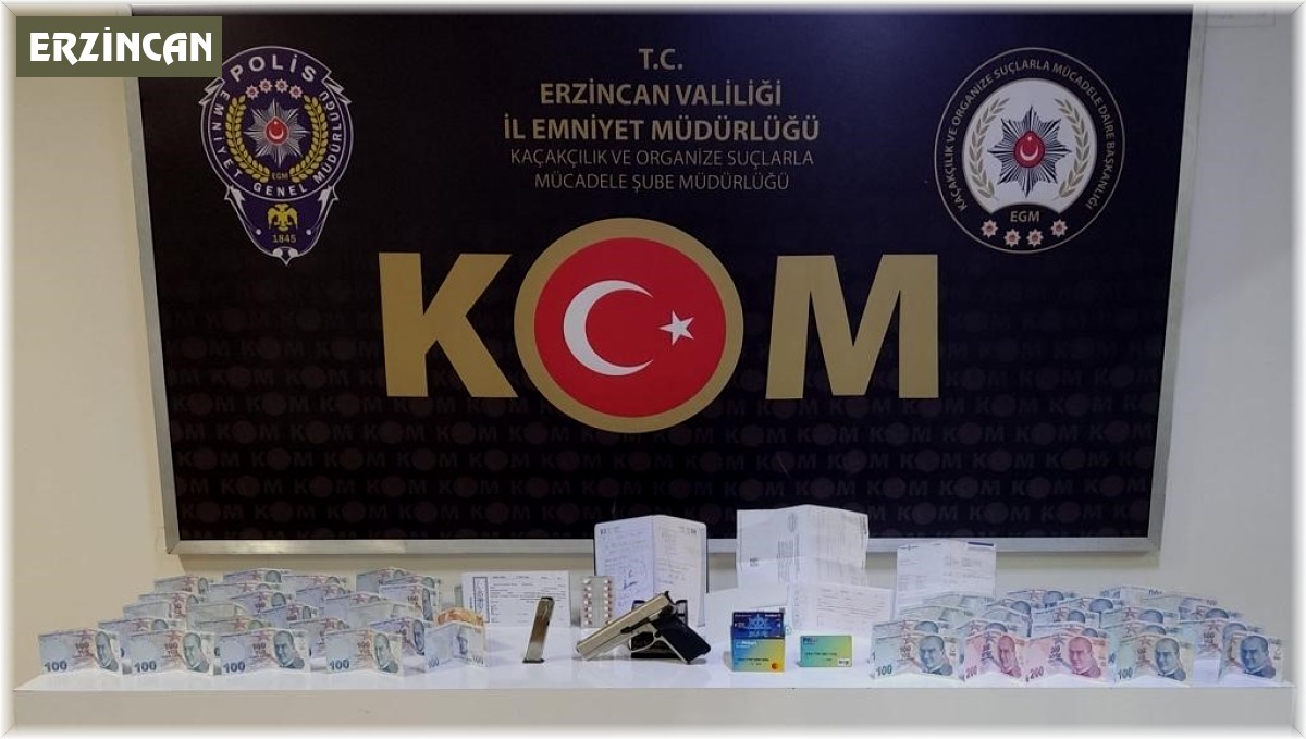 Erzincan'da "GİRDAP" operasyonunda 5 şüpheli yakalandı