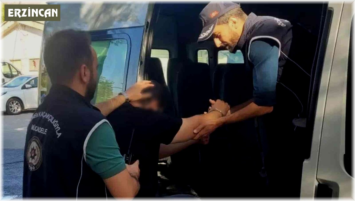 Erzincan'da göçmen kaçakçılığı suçundan 1 kişi tutuklandı