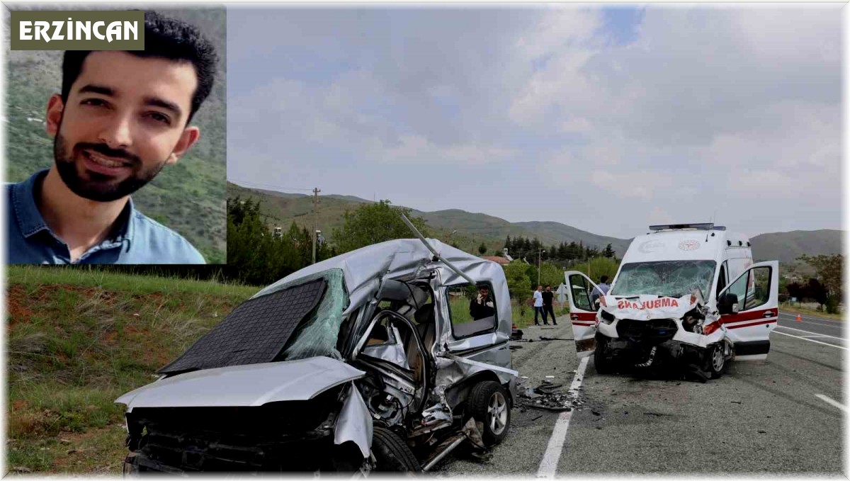 Erzincan'da görev yapan öğretmen kazada hayatını kaybetti