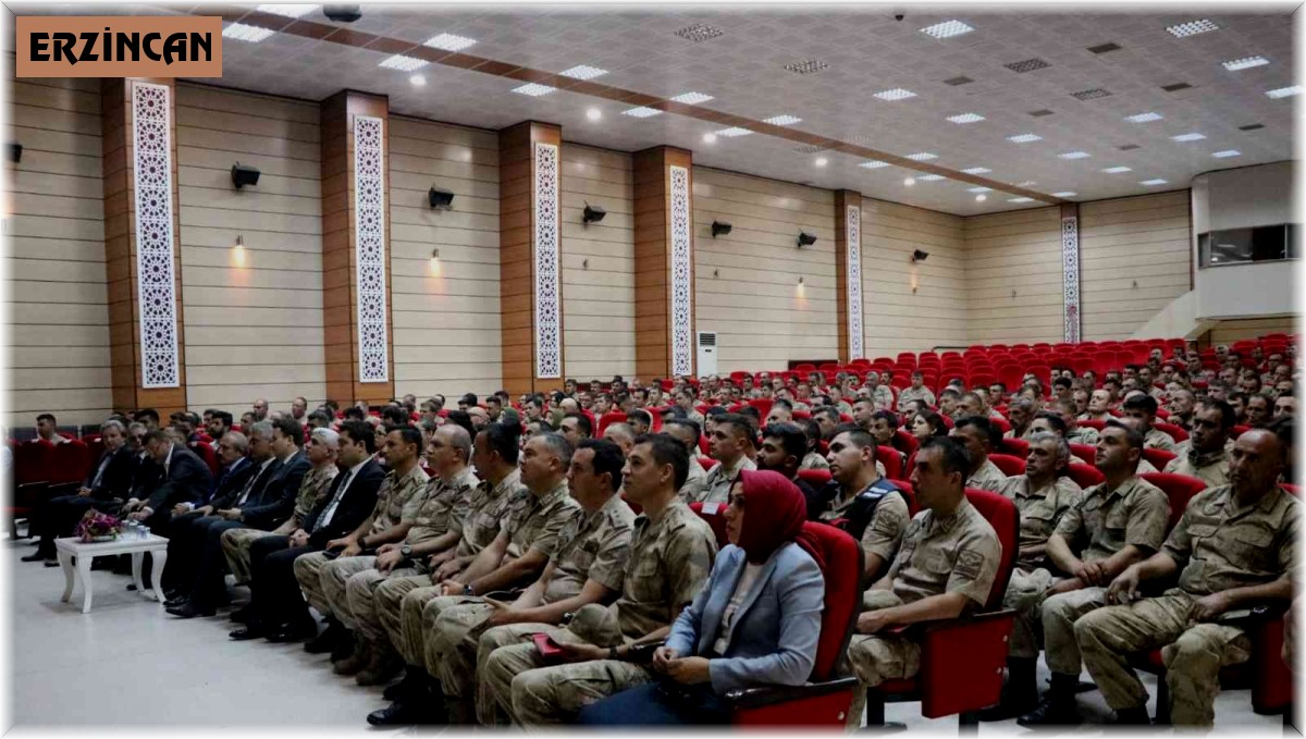 Erzincan'da güvenlik korucularına hizmet içi eğitim semineri verildi
