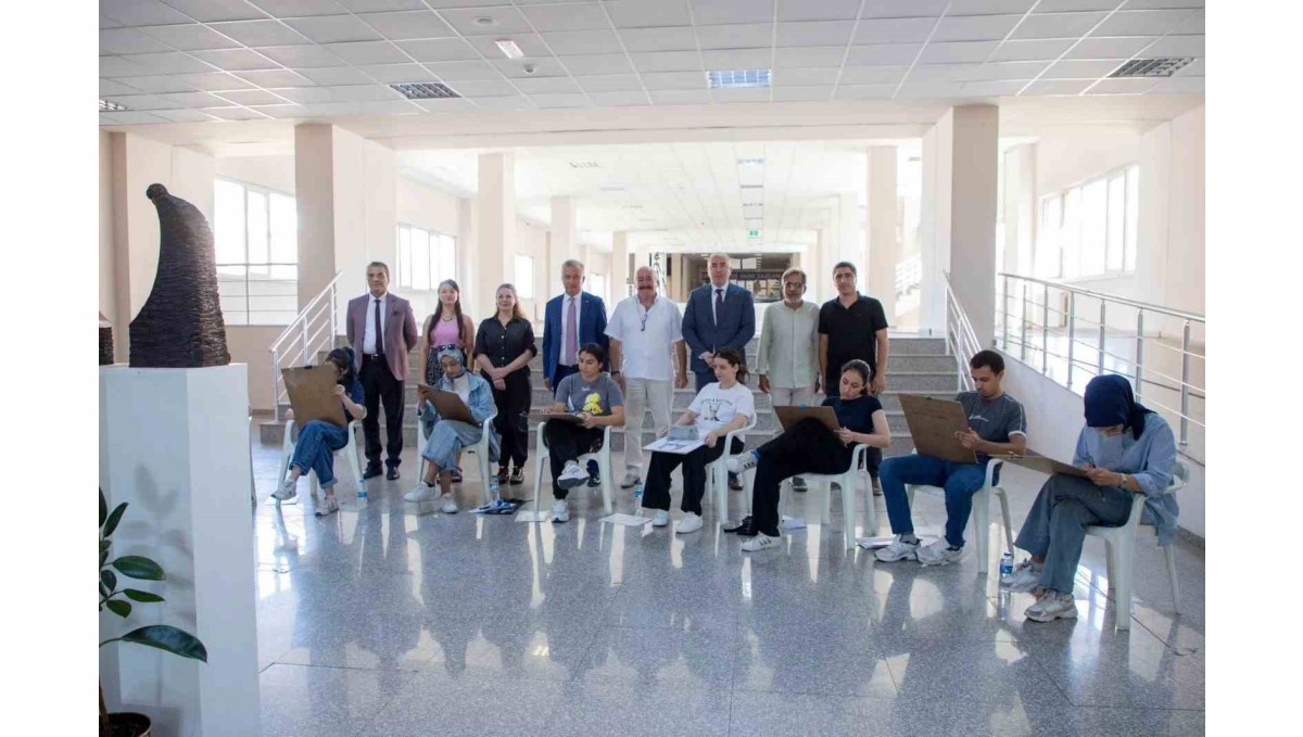 Erzincan'da güzel sanatlar için özel yetenek sınavları yapıldı