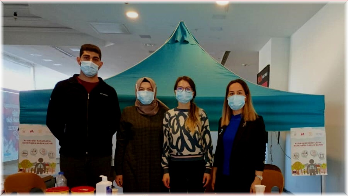 Erzincan'da Halk Sağlığı Hizmetleri Birimi ekipleri diyabete farkındalık için sahaya indi