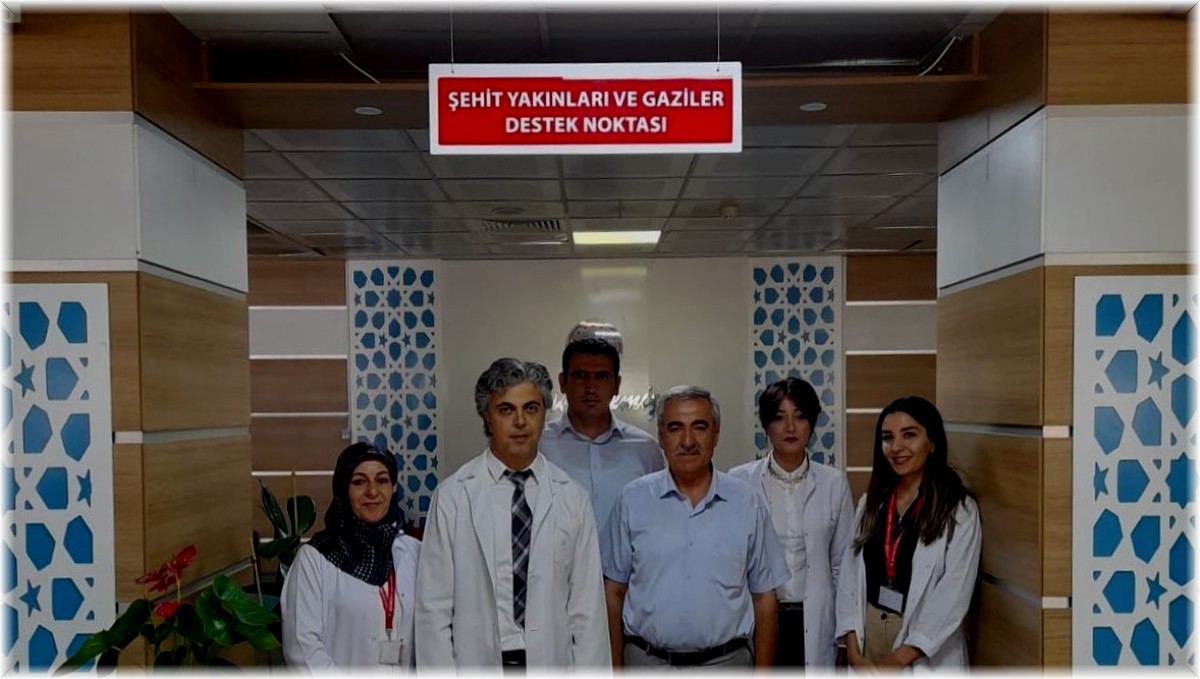 Erzincan'da hastanede "Şehit Yakınları ve Gaziler Destek Birimi" hizmete açıldı