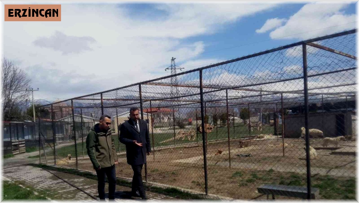 Erzincan'da hayvan bakımevi denetlendi