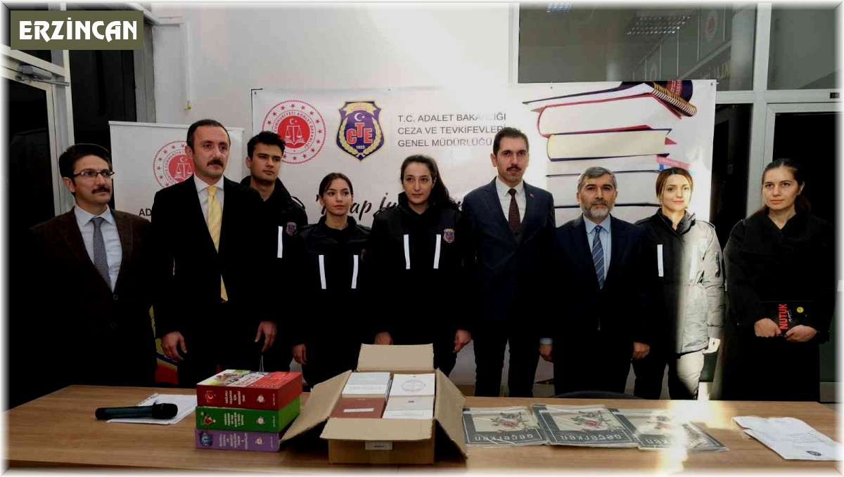 Erzincan'da hükümlüler için kitap bağış kampanyası başlatıldı