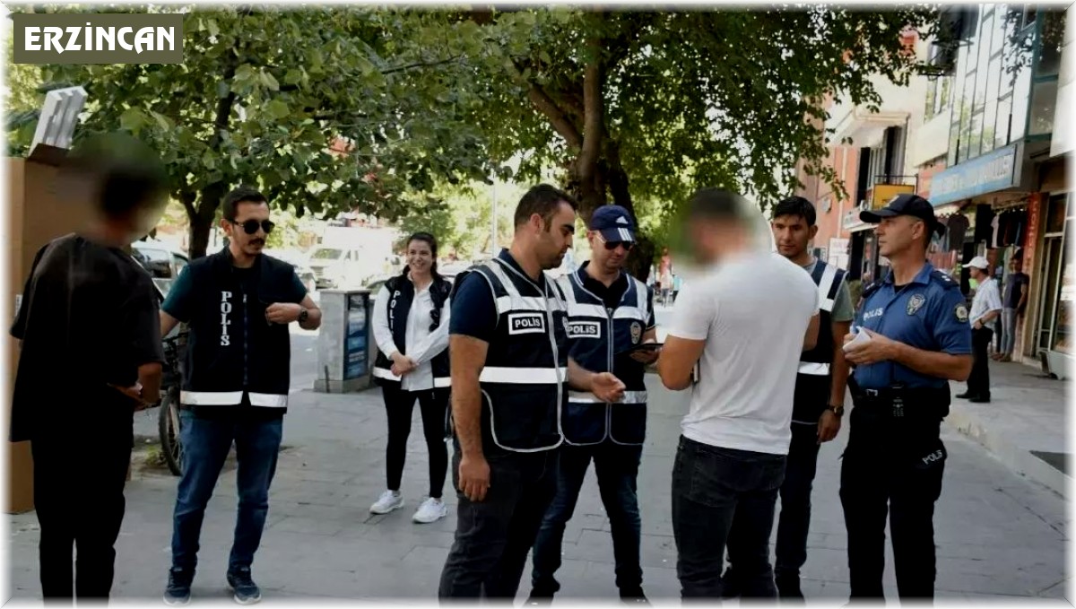 Erzincan'da "Huzurlu Sokaklar" uygulaması