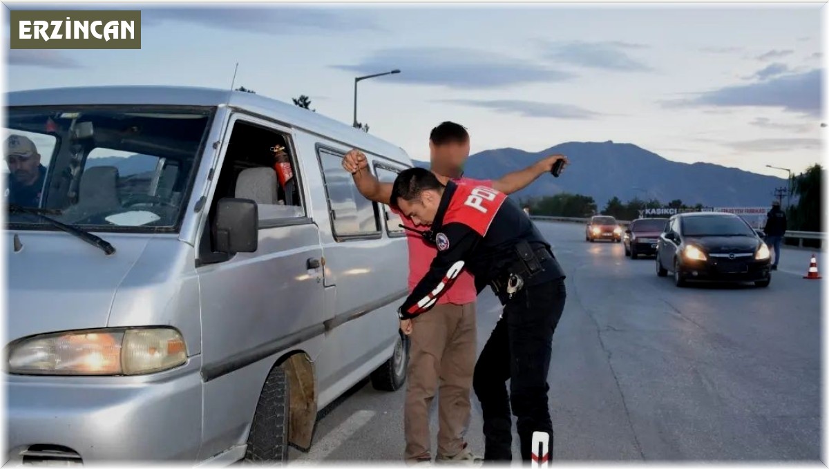 Erzincan'da "Huzurlu Sokaklar ve Terör Suçları Uygulaması"