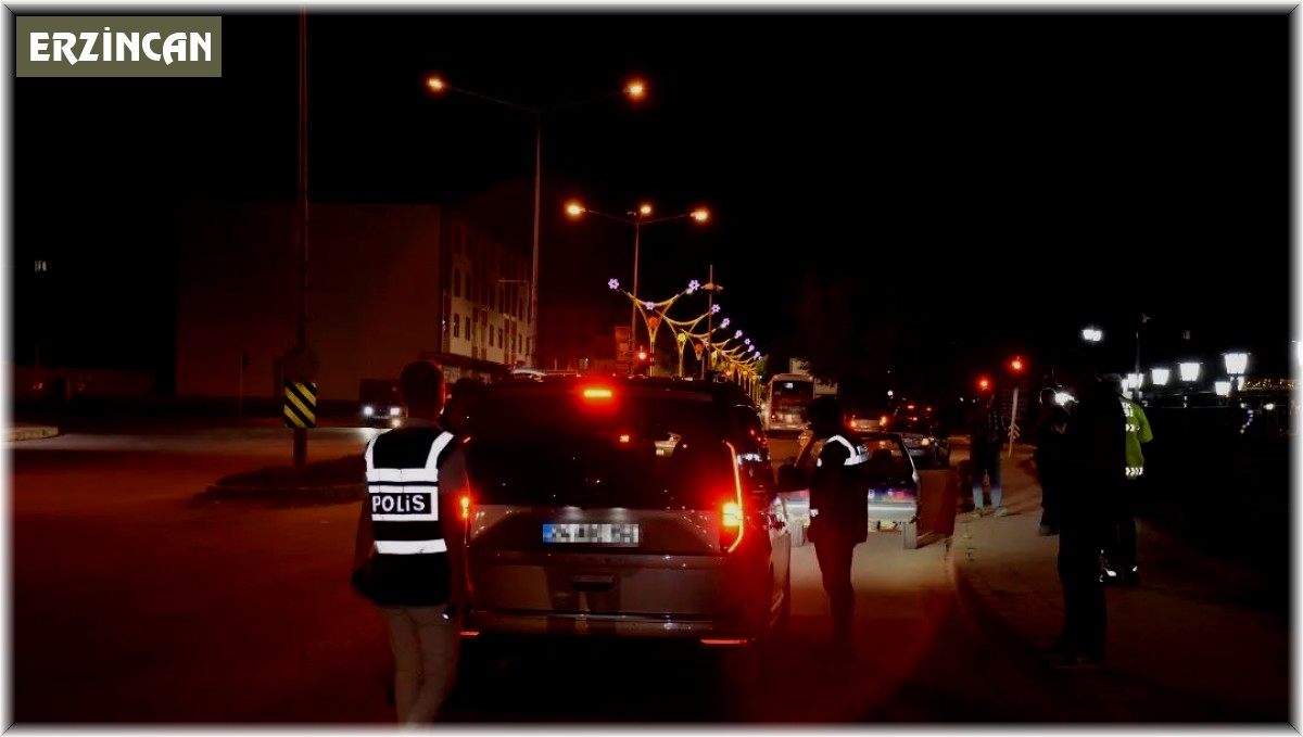 Erzincan'da "Huzurlu Sokaklar ve Terör Suçları Uygulaması"