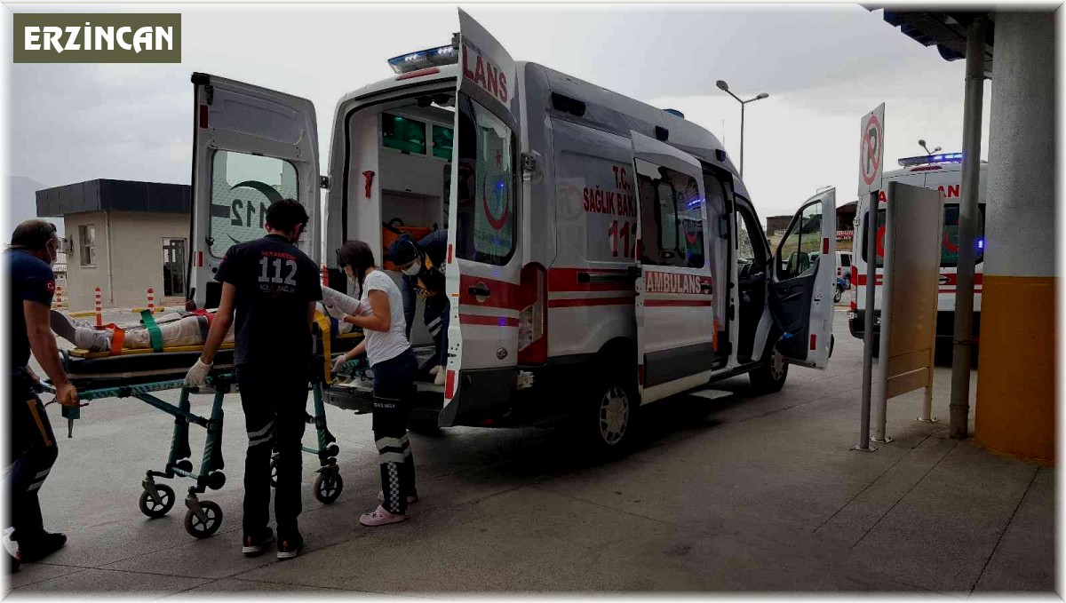 Erzincan'da iki ayrı trafik kazasında 12 kişi yaralandı