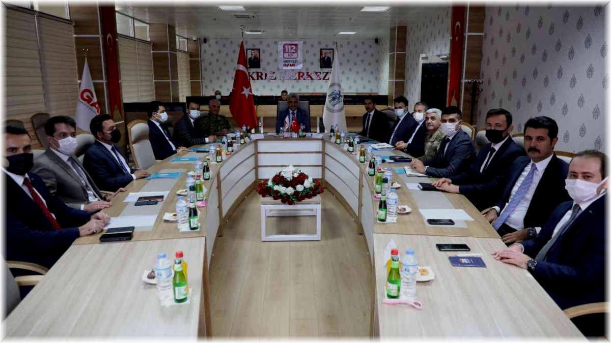 Erzincan'da İl Güvenlik ve Asayiş Koordinasyon toplantısı yapıldı