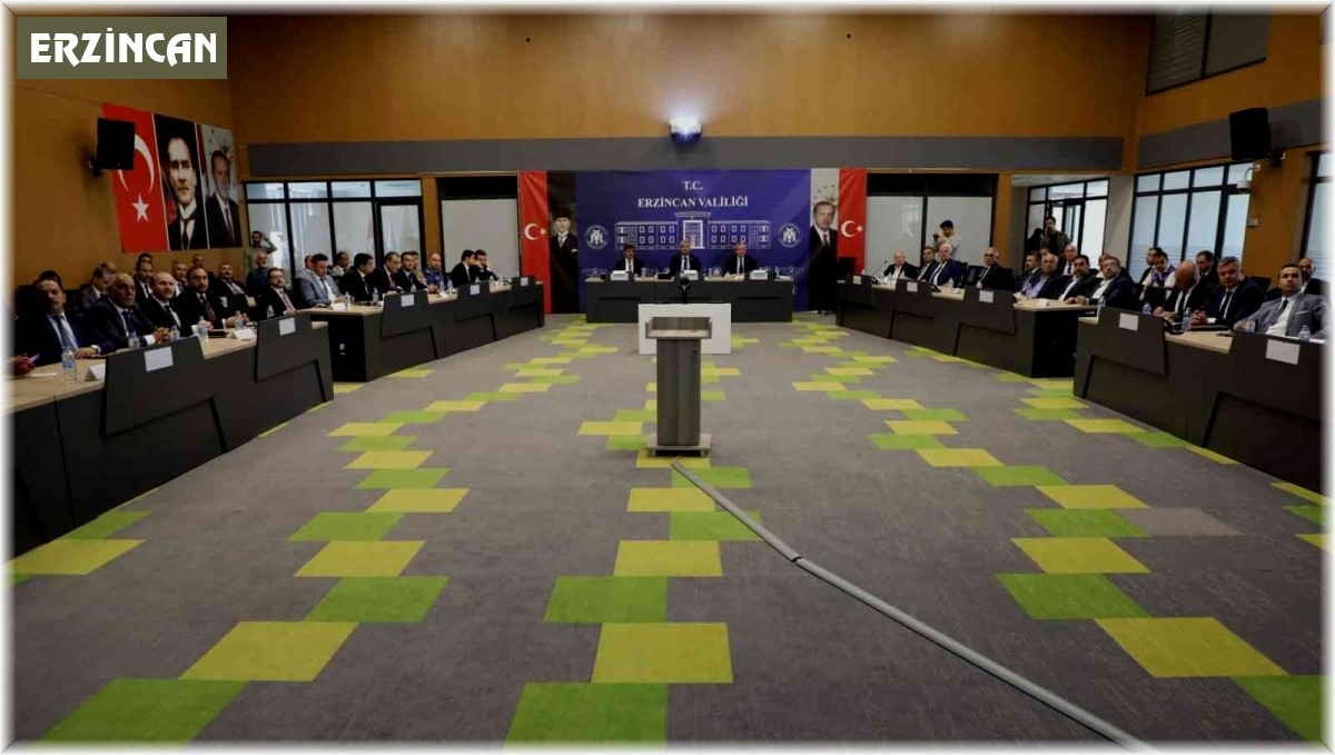 Erzincan'da İl Koordinasyon Kurulu toplantısı yapıldı