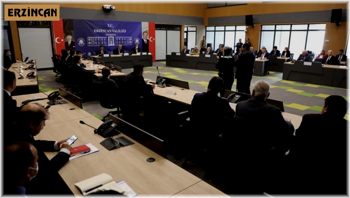 Erzincan'da İl Koordinasyon Kurulu Toplantısı yapıldı