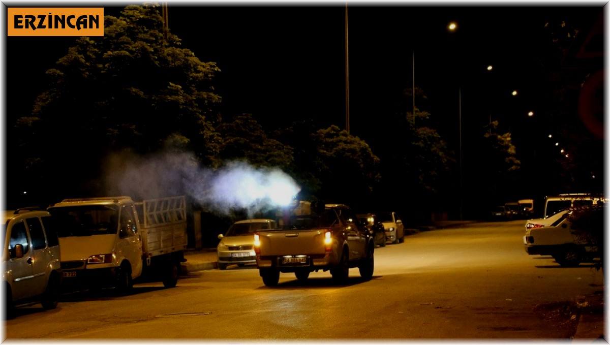 Erzincan'da ilaçlama ekipleri iş başında