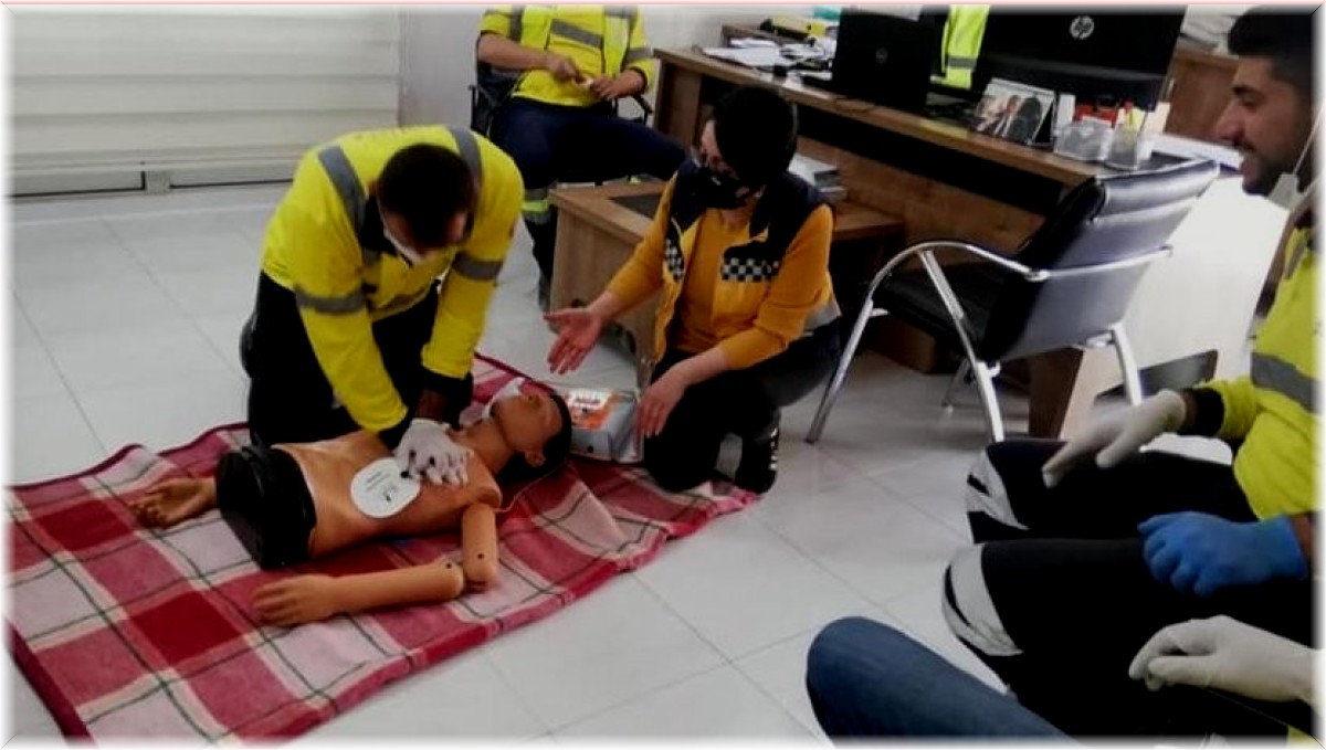 Erzincan'da ilkyardım eğitimi