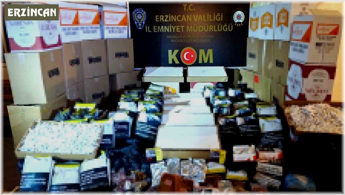 Erzincan'da kaçakçılığa geçit yok