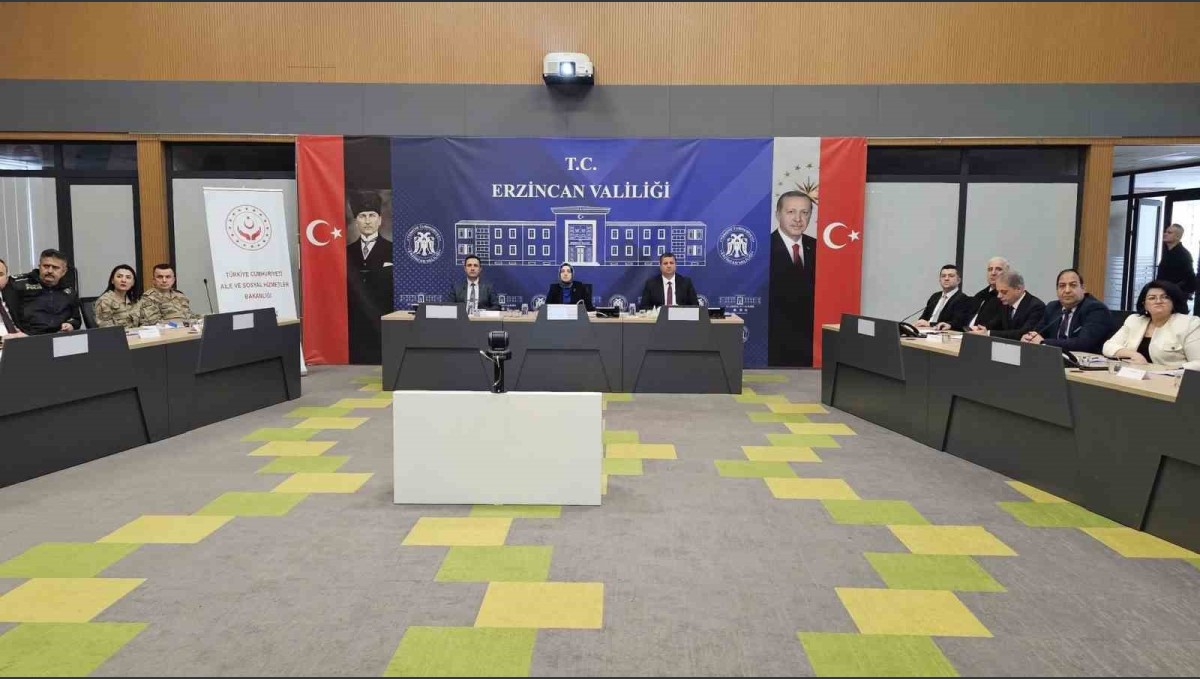 Erzincan'da Kadına Yönelik Şiddetle Mücadele İl Koordinasyon Toplantısı gerçekleştirildi