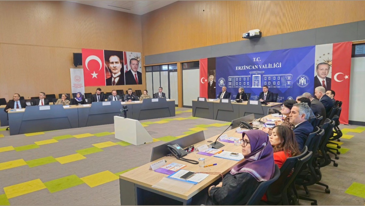 Erzincan'da Kadına Yönelik Şiddetle Mücadele Toplantısı düzenlendi