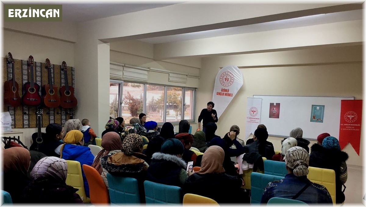 Erzincan'da kadınlar kansere karşı bilgilendiriliyor
