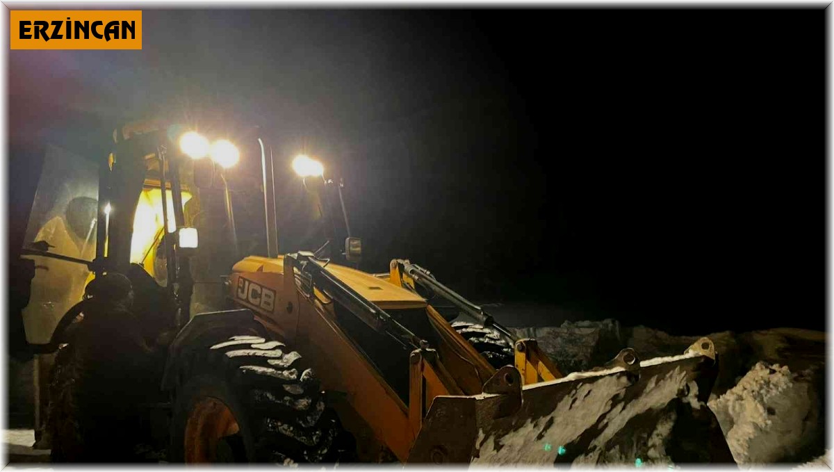 Erzincan'da kardan 26 köy yolu ulaşıma kapalı