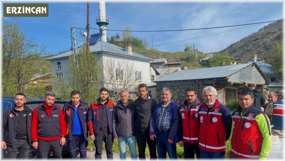Erzincan'da kaybolan 2 kişi 10 saat sonra bulundu
