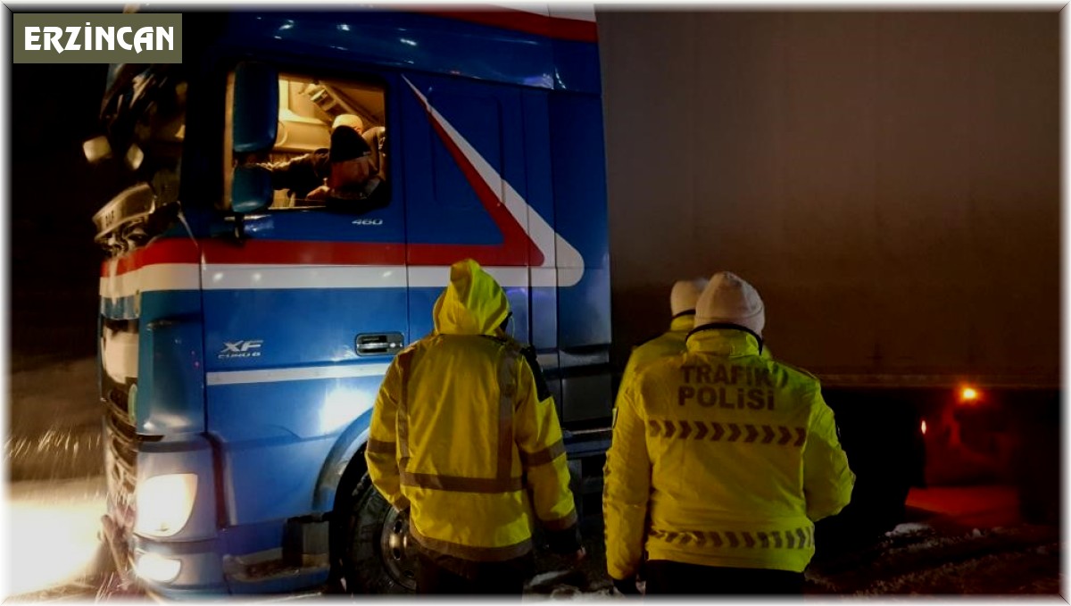 Erzincan'da kış denetimleri sürüyor