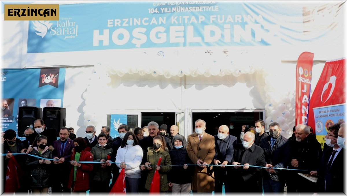 Erzincan'da kitap fuarı açıldı