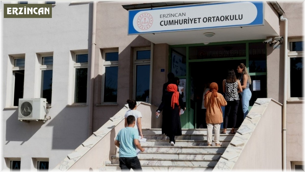 Erzincan'da KPSS heyecanı