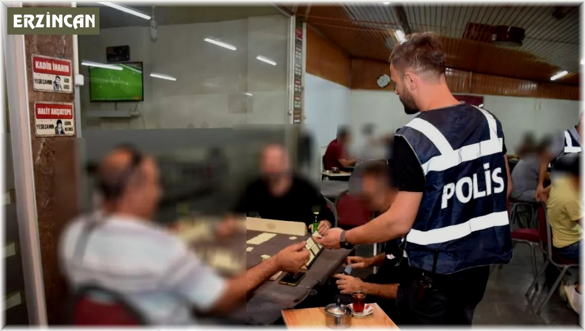 Erzincan'da "Kumar, Tombala ve Oyun Makineleri" uygulaması