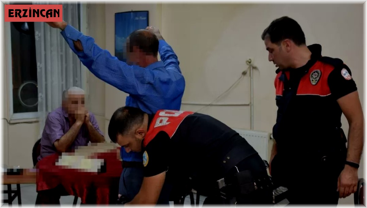 Erzincan'da "Kumar, Tombala ve Oyun Makineleri" uygulaması gerçekleşti