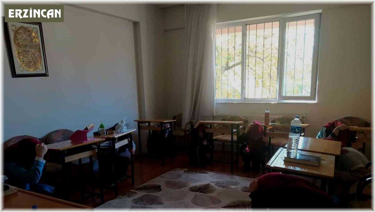Erzincan'da Kur'an kurslarında çök- kapan- tutun ve tahliye tatbikatı gerçekleştirildi