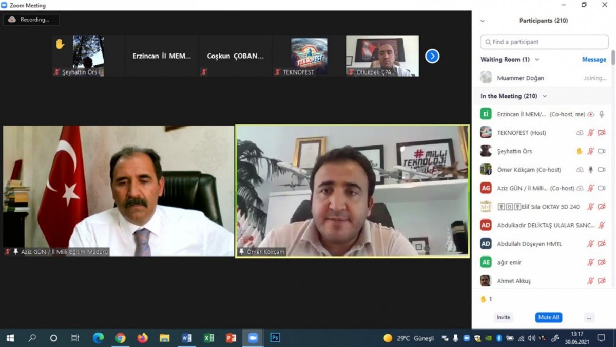 Erzincan'da kurulacak olan 'Deneyap Teknoloji Atölyelerine' ilişkin bilgilendirme toplantısı yapıldı