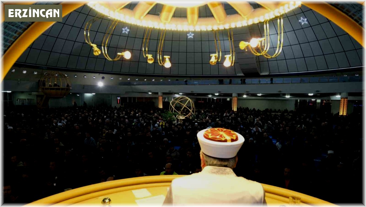 Erzincan'da "Mevlid Kandili Özel Programı" düzenleniyor