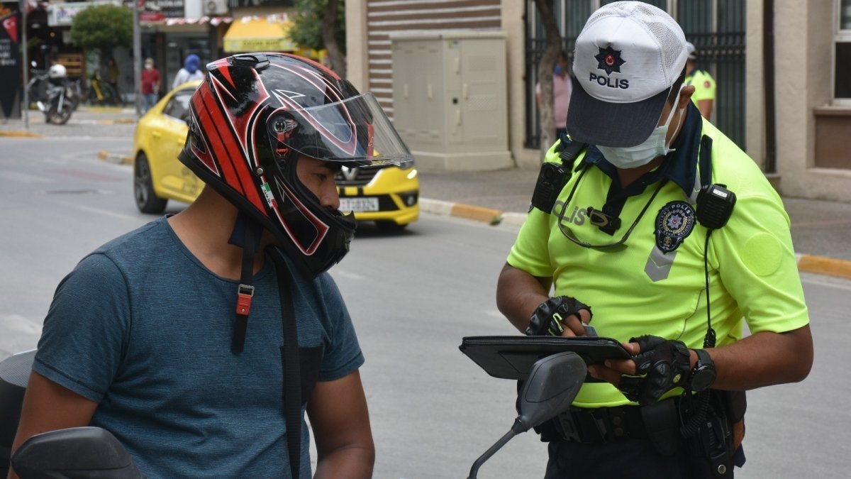 Erzincan'da motosiklet denetimi