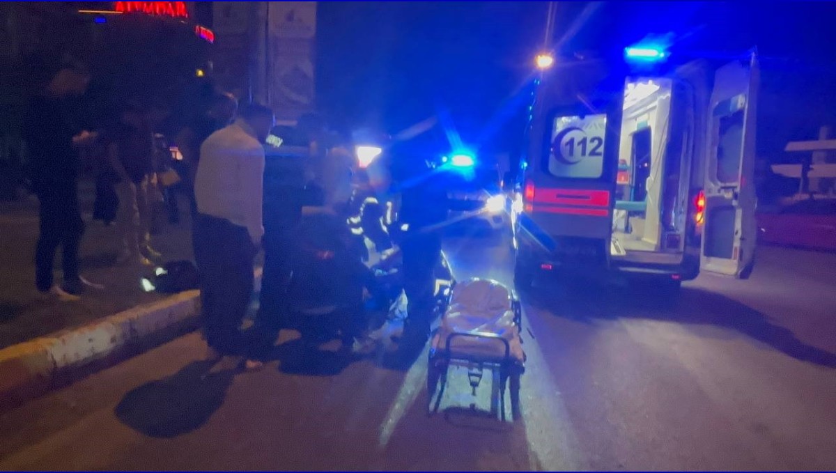 Erzincan'da motosiklet kazasında sürücü yaralandı