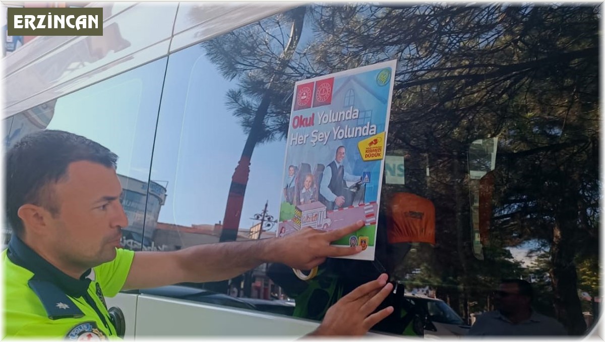 Erzincan'da okul servis şoförleri eğitimden geçti