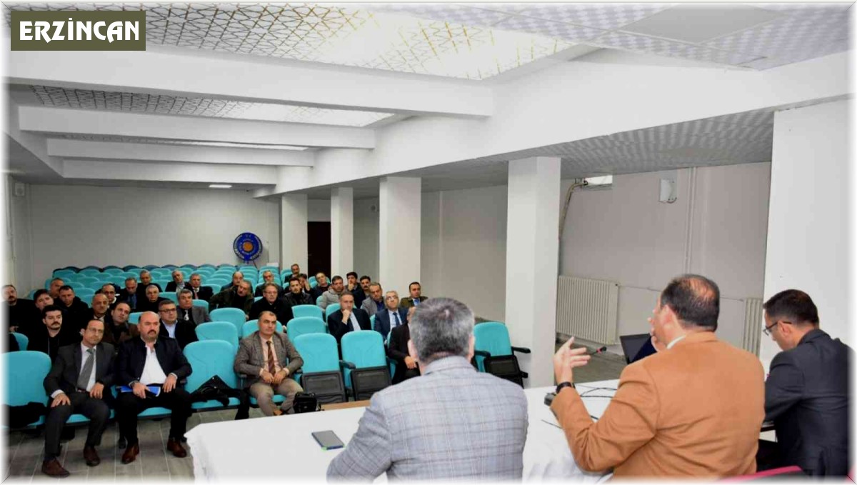 Erzincan'da ortak sınavlar değerlendirme toplantısı yapıldı