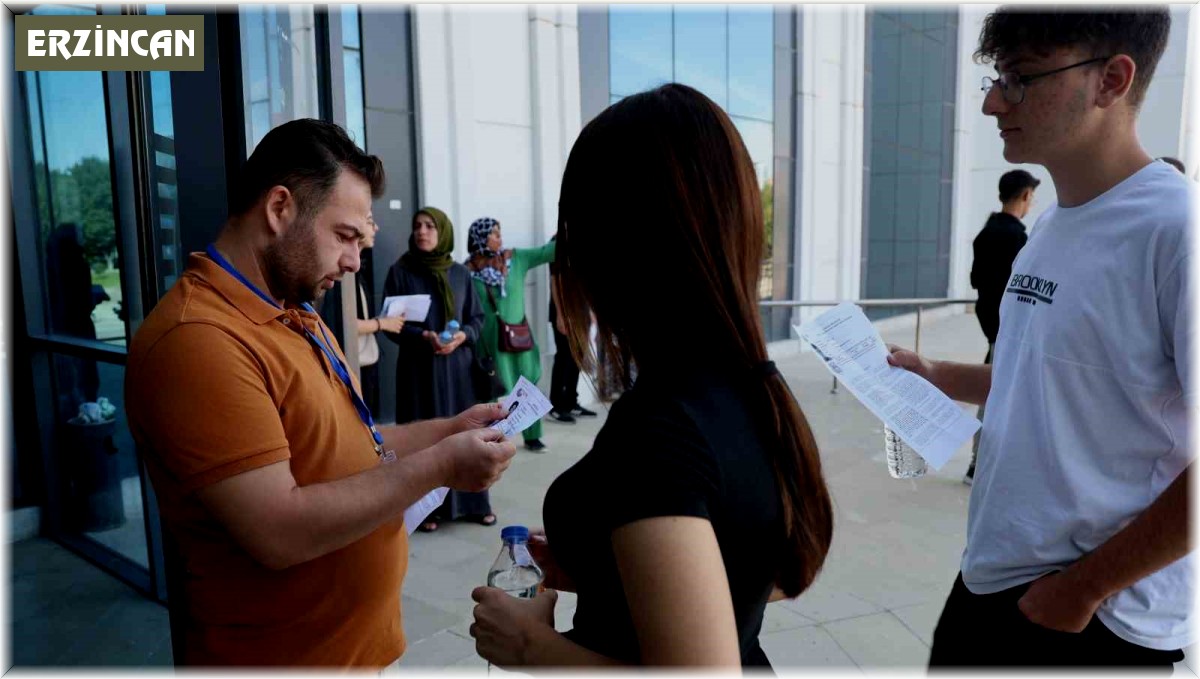 Erzincan'da Ortaöğretim KPSS heyecanı